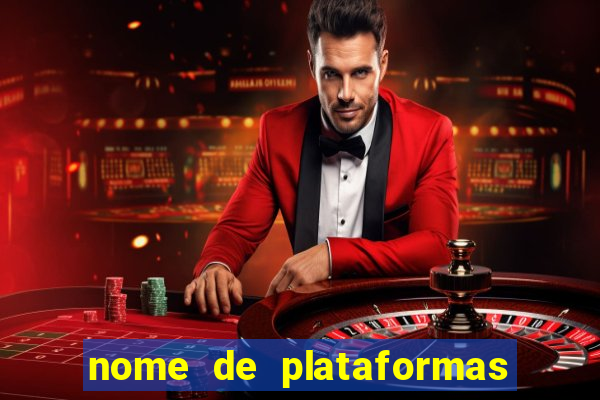 nome de plataformas de jogos